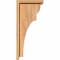 Ekena Millwork Yorktown Smooth Corbel w/Backplate, Western Red Cedar, 7 1/2"W x 10"D x 22"H COR08X10X22YOR01SWR - alternate 2